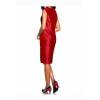 S.Madan elegancka sukienka z jedwabiu czerwona tył