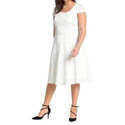 Elegancka sukienka Sheego biała